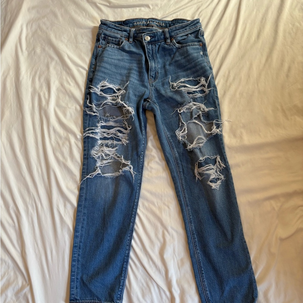American Eagle Outfitters Straight Blue Jeans Timeless Design